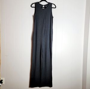 ❗️ 4/$25 Tantris Sleeveless Charcoal Gray Soft Knit Jumpsuit Small